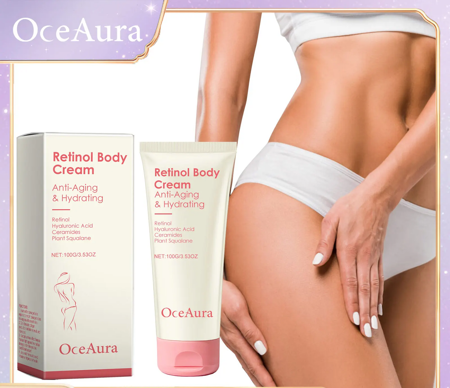 Crema Corporal Reafirmante con Retinol OceAura - 100g