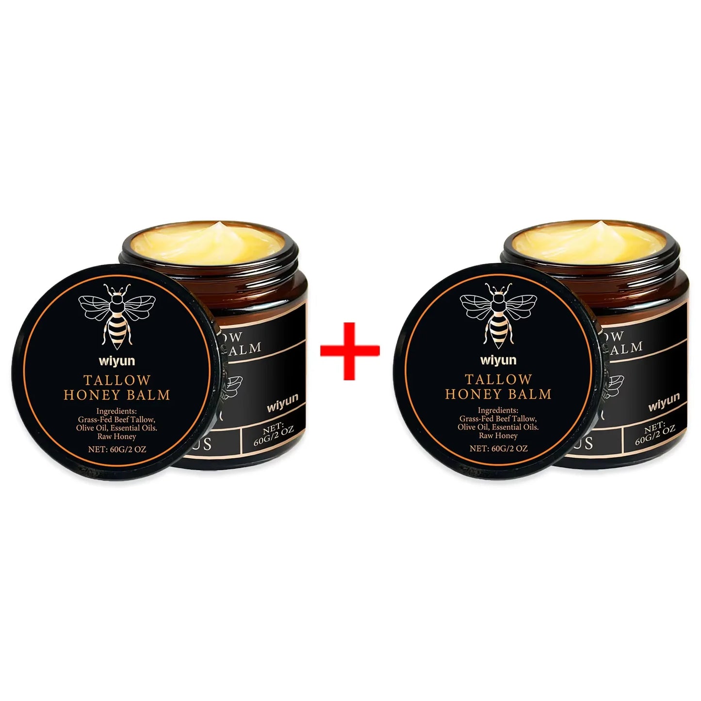 Crema de Sebo de Res con Miel Anti-Manchas, Iluminadora, Reafirmante y Reparadora para Cuerpo Wiyun - 60g