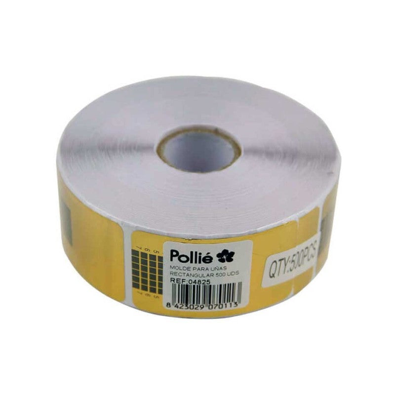 Moldes para Uñas Rectangulares Pollié – 500 Unidades