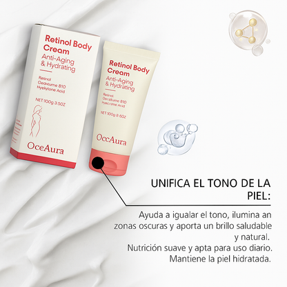 Crema Corporal Reafirmante con Retinol OceAura - 100g