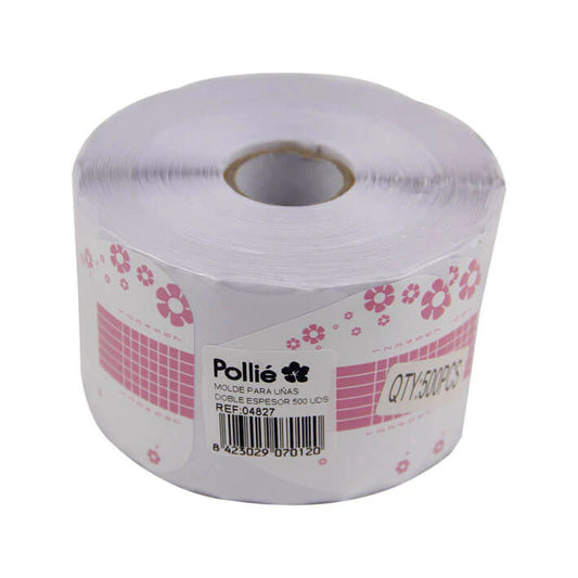 Moldes para Uñas Doble Espesor Pollié – 500 Unidades