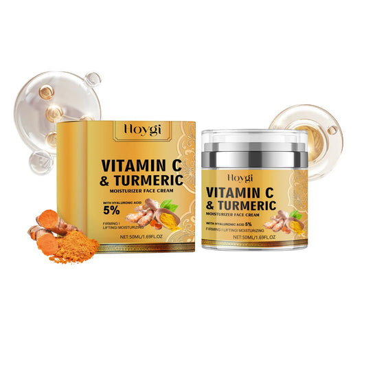 Crema Facial Hidratante con Vitamina C y Cúrcuma Hoigy - 50 ml