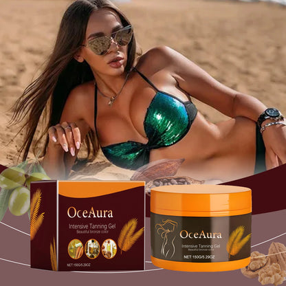 Gel Acelerador Bronceador Corporal Natural OceAura - 150g